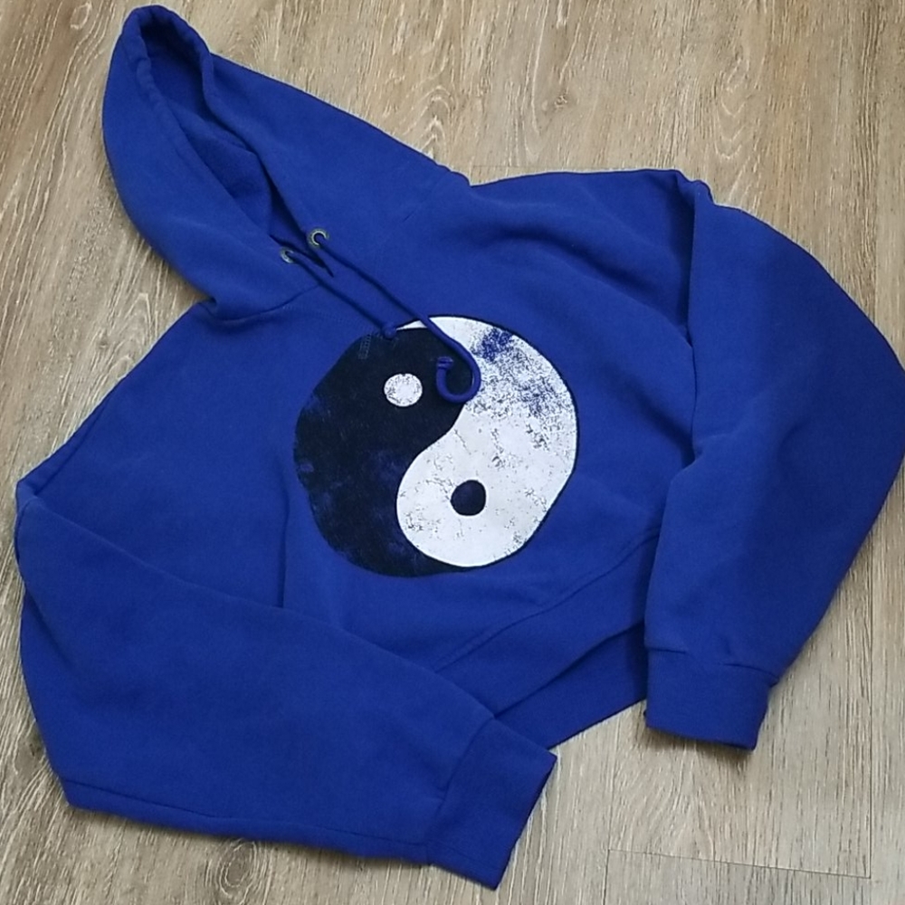L.A. Hearts crop hoodie